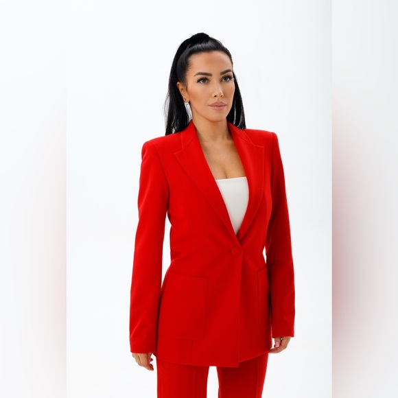 SOLD Vintage❤️ red blazer and matching pants - Picture 2 of 16